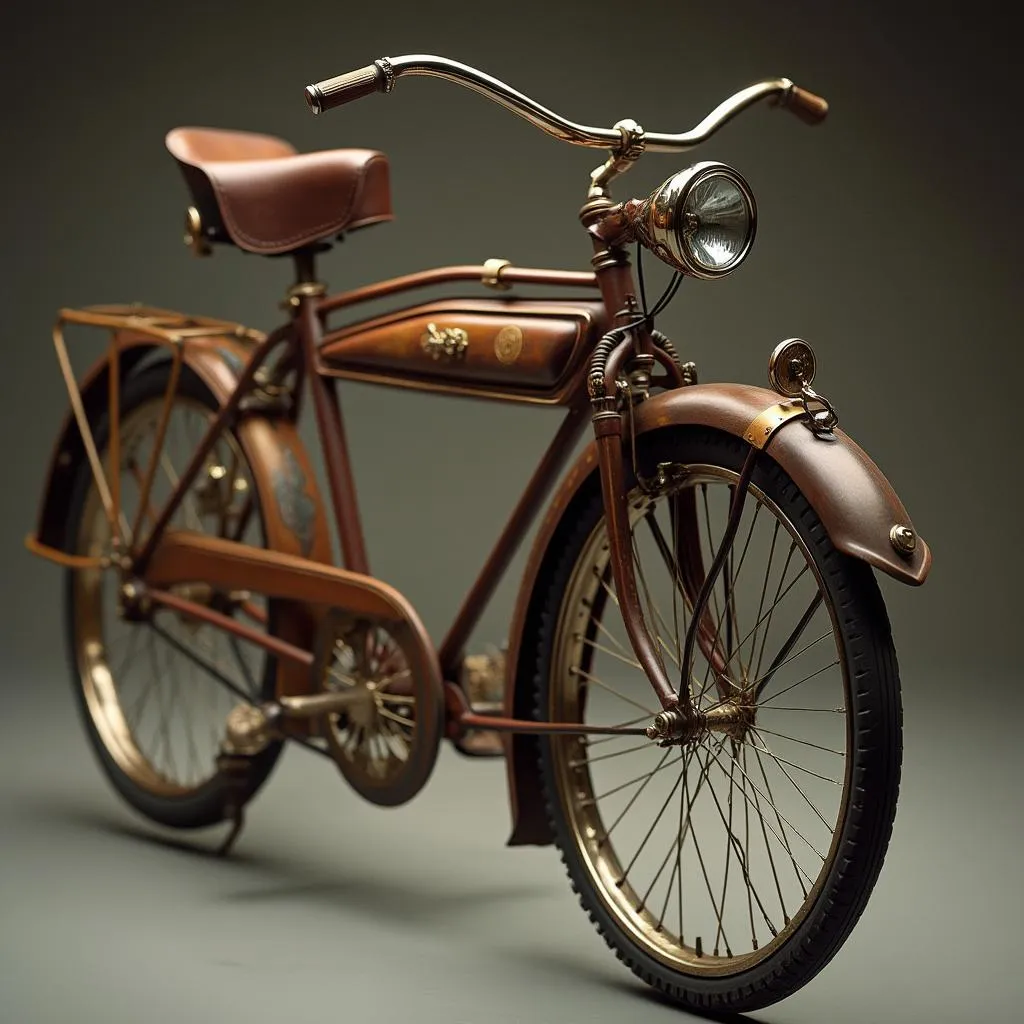 Renovácia historického bicykla